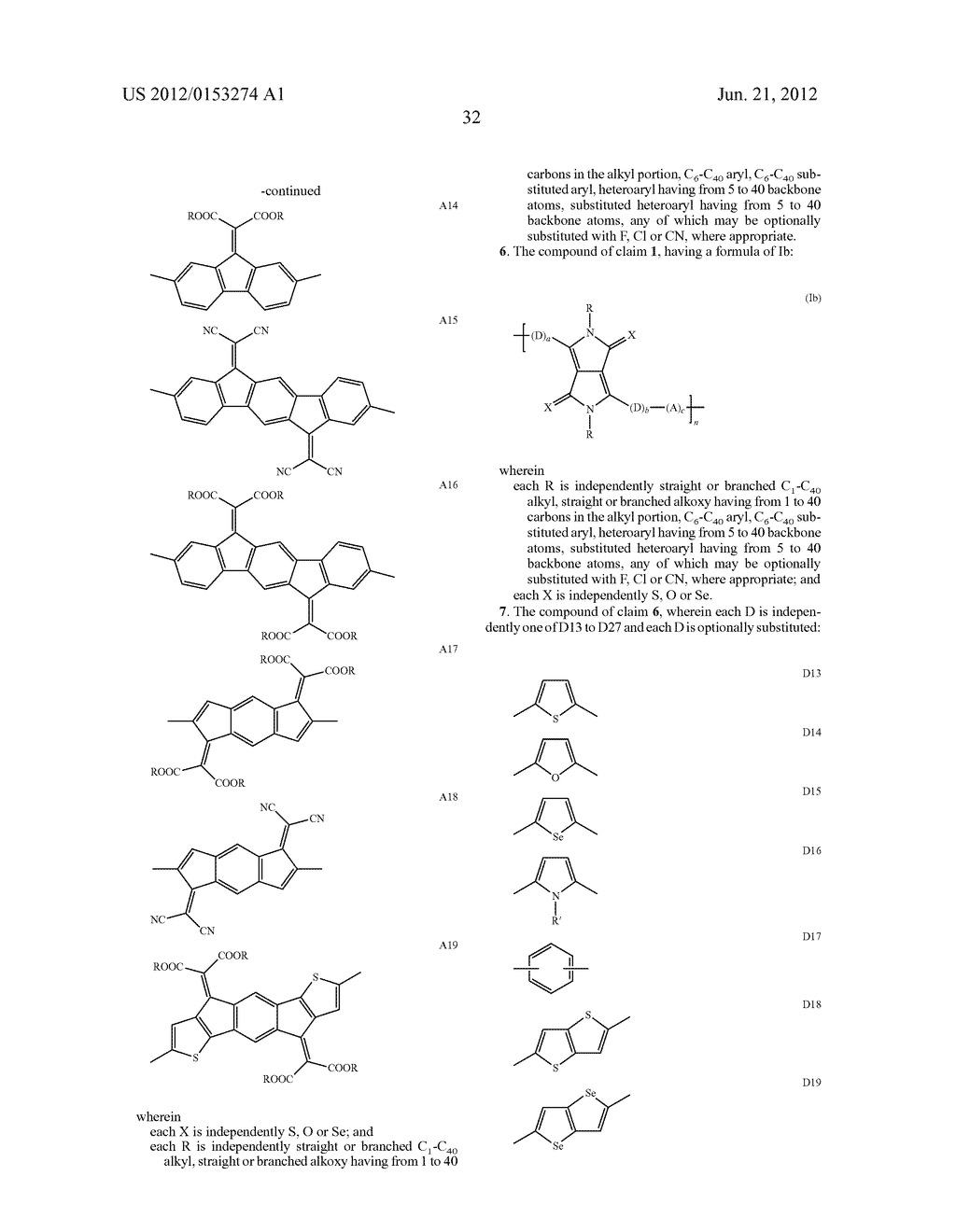 AMBIPOLAR POLYMERIC SEMICONDUCTOR MATERIALS AND ORGANIC ELECTRONIC DEVICES - diagram, schematic, and image 37