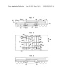 ENHANCED STACKED MICROELECTRONIC ASSEMBLIES WITH CENTRAL CONTACTS AND     IMPROVED GROUND OR POWER DISTRIBUTION diagram and image