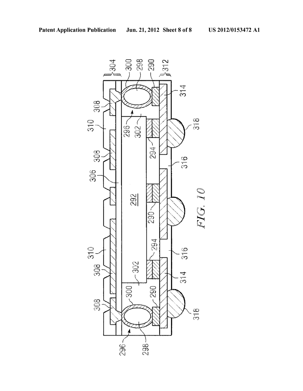 Semiconductor Device and Method of Providing Z-Interconnect Conductive     Pillars with Inner Polymer Core - diagram, schematic, and image 09