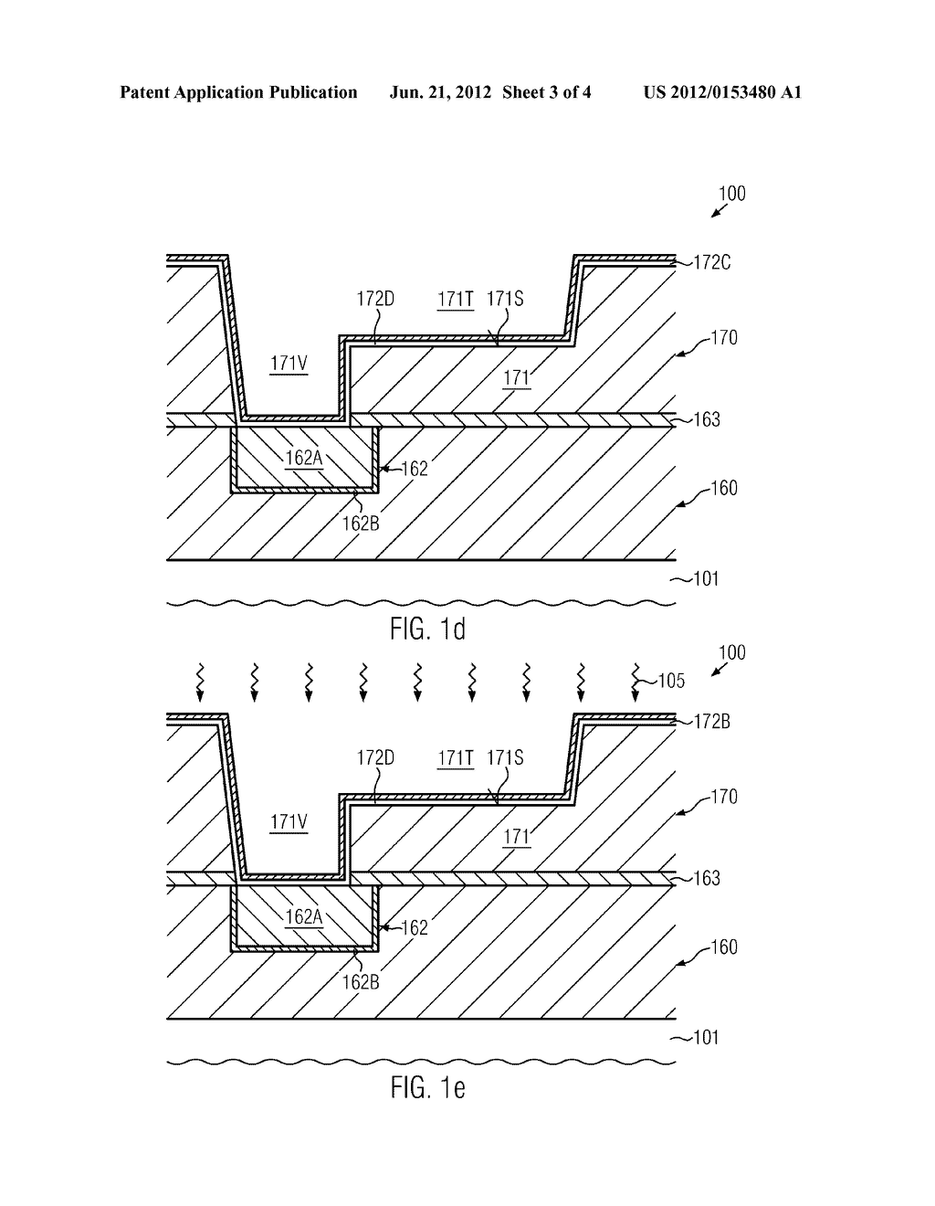 Metallization Systems of Semiconductor Devices Comprising a Copper/Silicon     Compound as a Barrier Material - diagram, schematic, and image 04