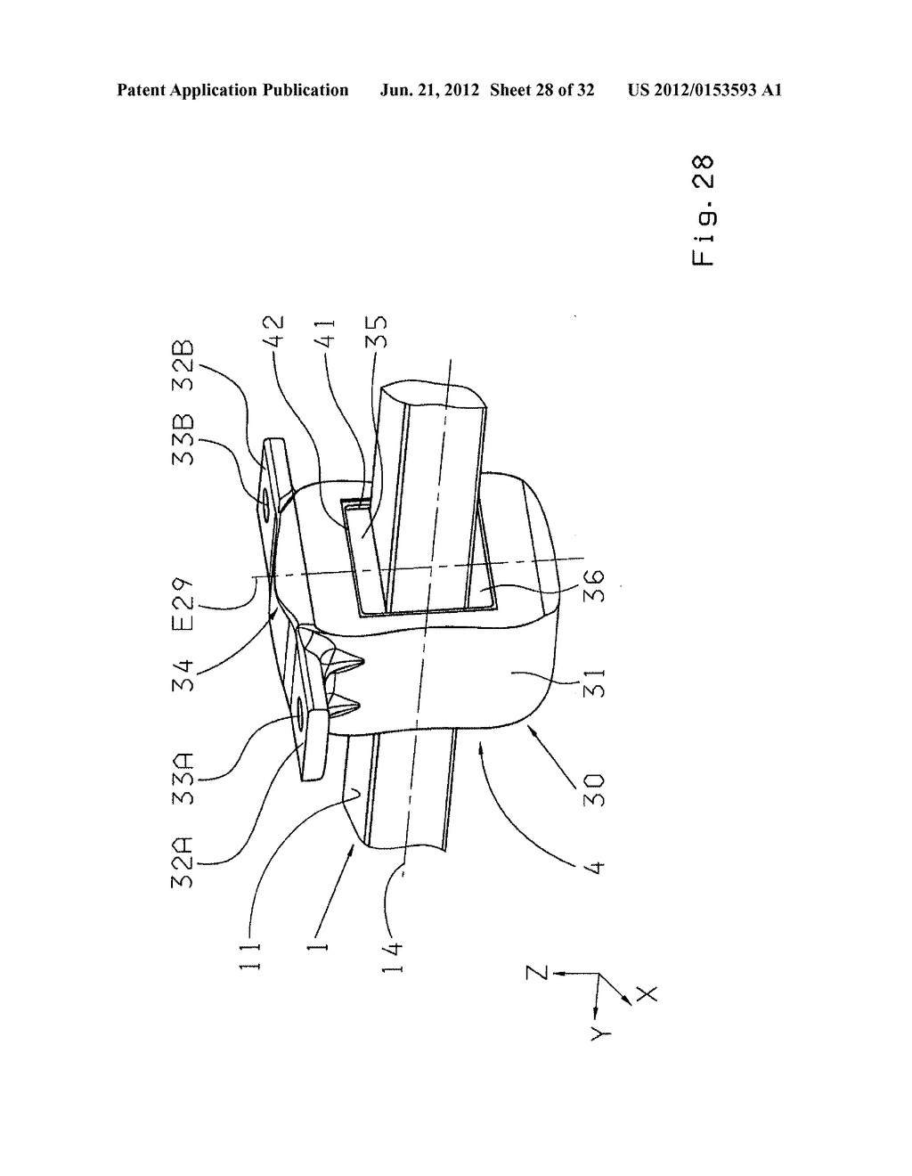 BEARING MECHANISM FOR A TRANSVERSE LEAF SPRING - diagram, schematic, and image 29