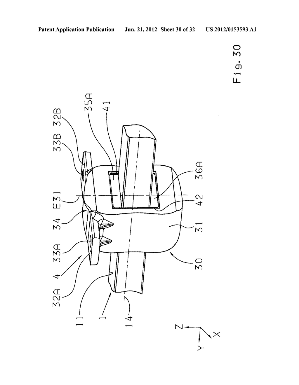 BEARING MECHANISM FOR A TRANSVERSE LEAF SPRING - diagram, schematic, and image 31