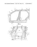 VEHICLE PILLAR WITH OPENING HAVING ANGLED FLANGE diagram and image