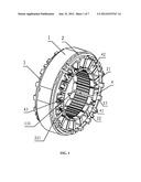 MOUNTING STRUCTURE FOR SLOT PAPER IN A MOTOR STATOR diagram and image