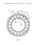 MOUNTING STRUCTURE FOR SLOT PAPER IN A MOTOR STATOR diagram and image