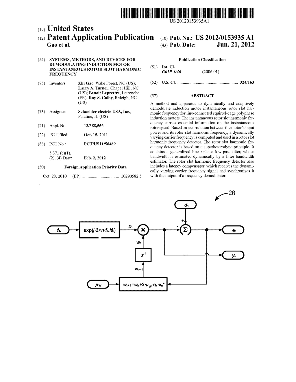 Systems, Methods, and Devices for Demodulating Induction Motor     Instantaneous Rotor Slot Harmonic Frequency - diagram, schematic, and image 01