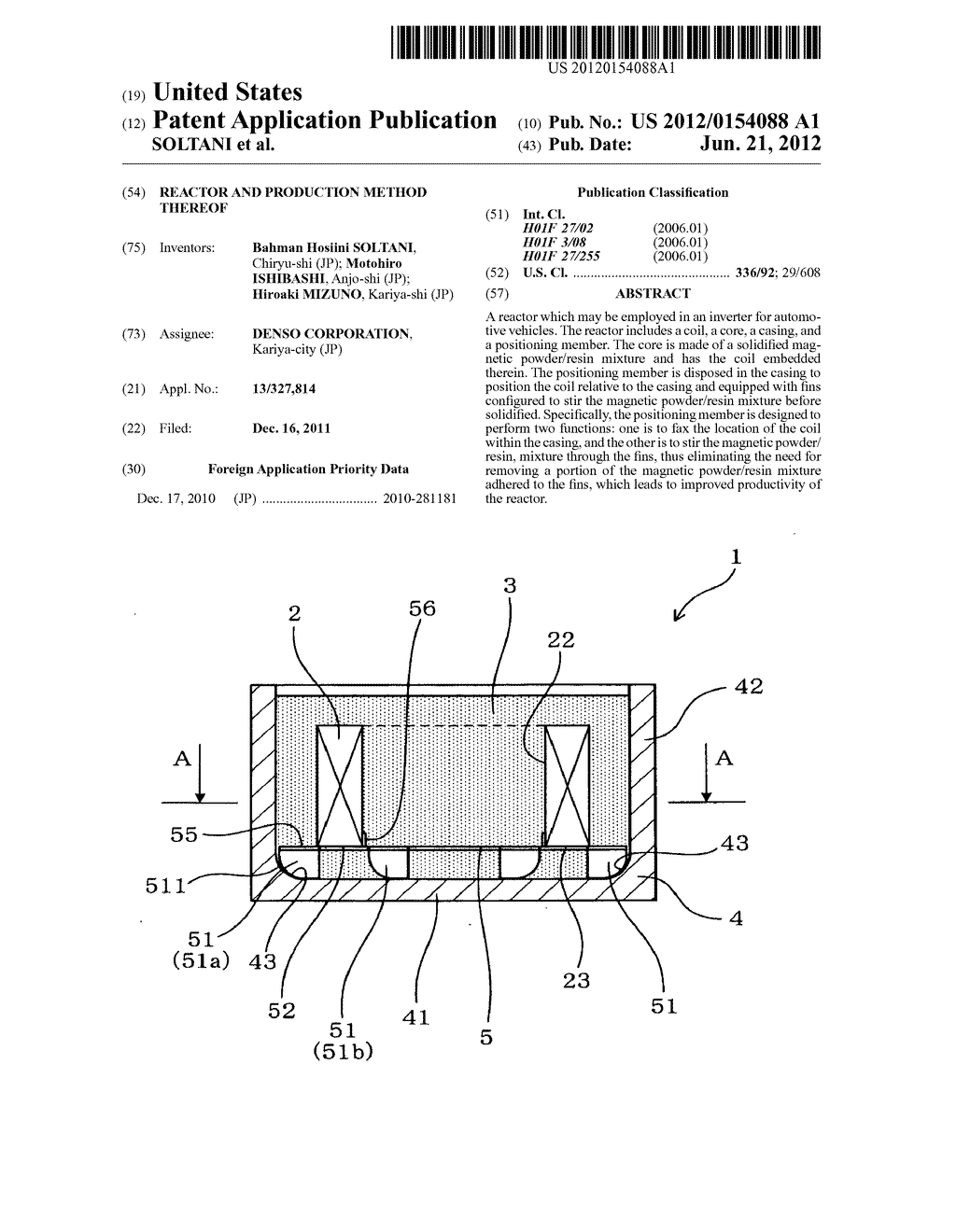 REACTOR AND PRODUCTION METHOD THEREOF - diagram, schematic, and image 01