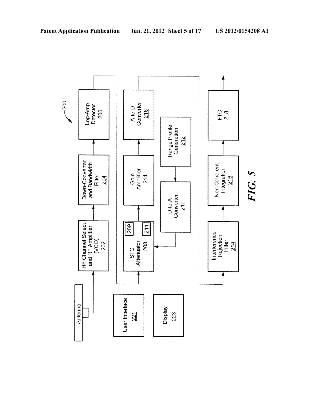 METHODS AND APPARATUS FOR AUTOMATIC STC FROM SEA STATE MEASUREMENT VIA     RADAR SEA CLUTTER ECCENTRICITY - diagram, schematic, and image 06