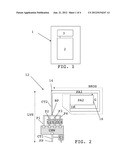 MULTIBAND ANTENNA DEVICE AND PORTABLE RADIO COMMUNICATION DEVICE     COMPRISING SUCH AN ANTENNA DEVICE diagram and image