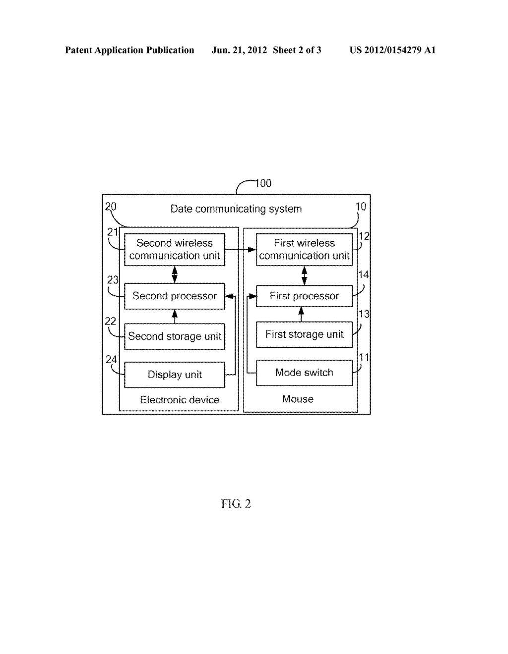 WIRELESS DATA TRANSMITTING SYSTEM AND METHOD THEREOF - diagram, schematic, and image 03
