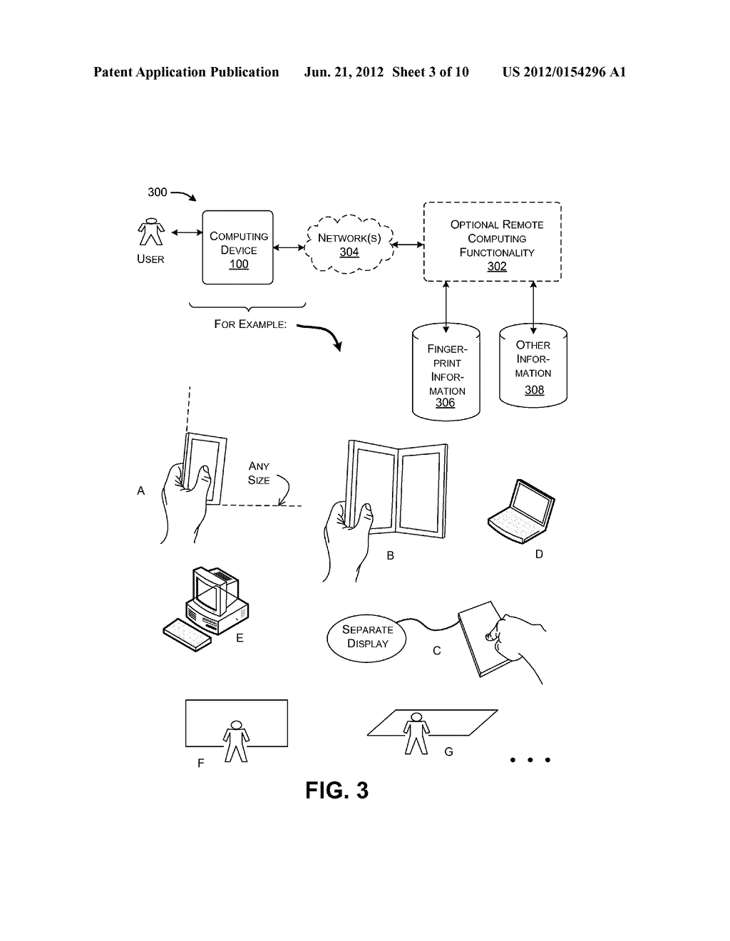 SUPPLEMENTING A TOUCH INPUT MECHANISM WITH FINGERPRINT DETECTION - diagram, schematic, and image 04