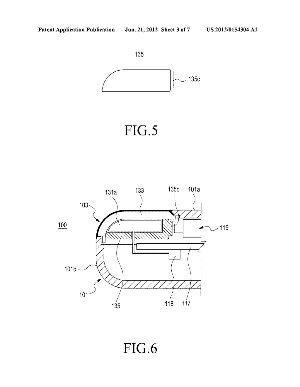 PORTABLE TERMINAL WITH OPTICAL TOUCH PAD AND METHOD FOR CONTROLLING DATA     IN THE SAME - diagram, schematic, and image 04