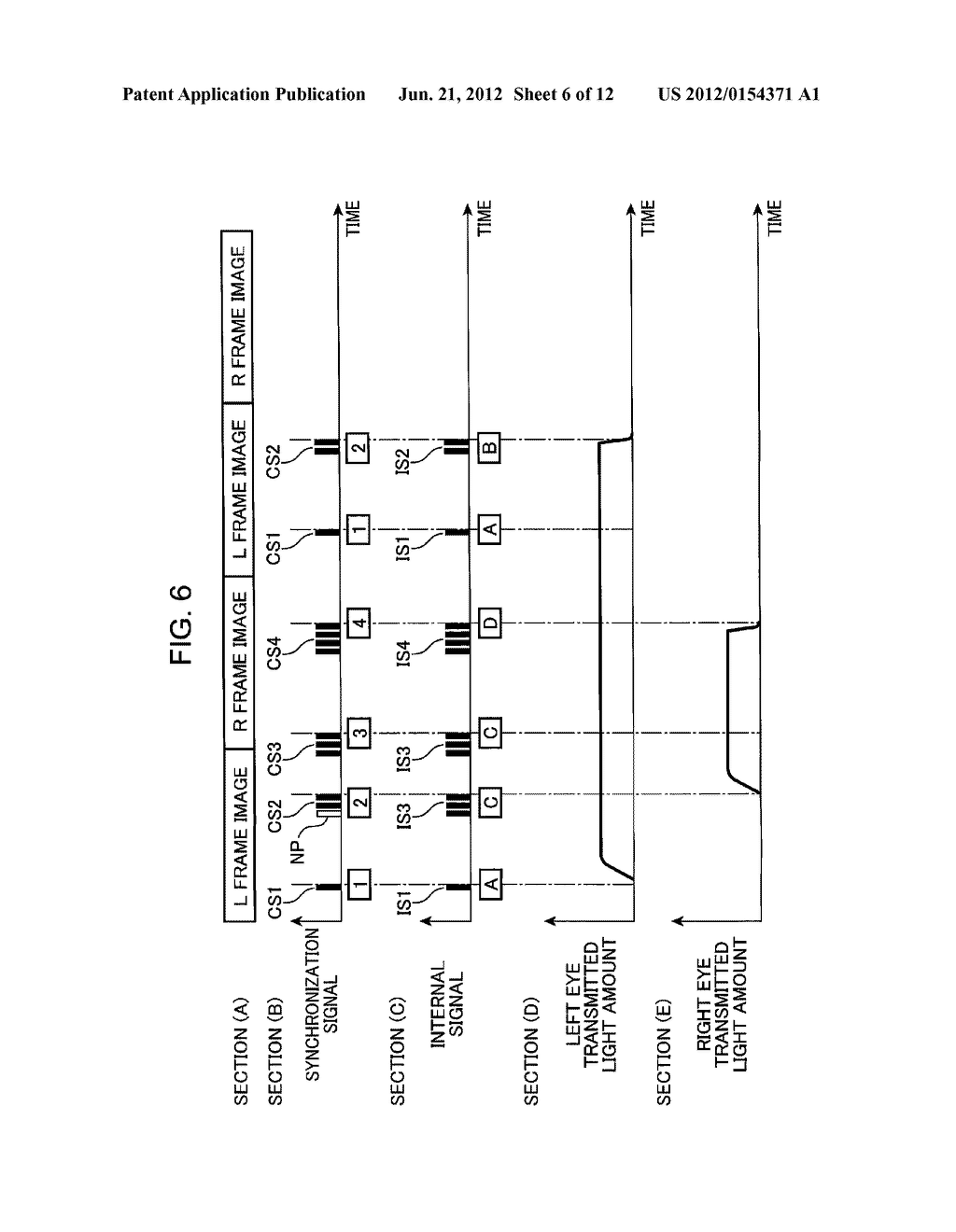 DISPLAY DEVICE, EYEGLASS DEVICE AND IMAGE SYSTEM - diagram, schematic, and image 07