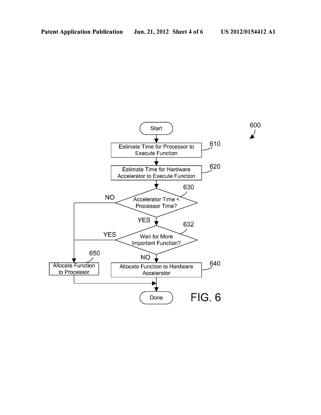 RUN-TIME ALLOCATION OF FUNCTIONS TO A HARDWARE ACCELERATOR - diagram, schematic, and image 05