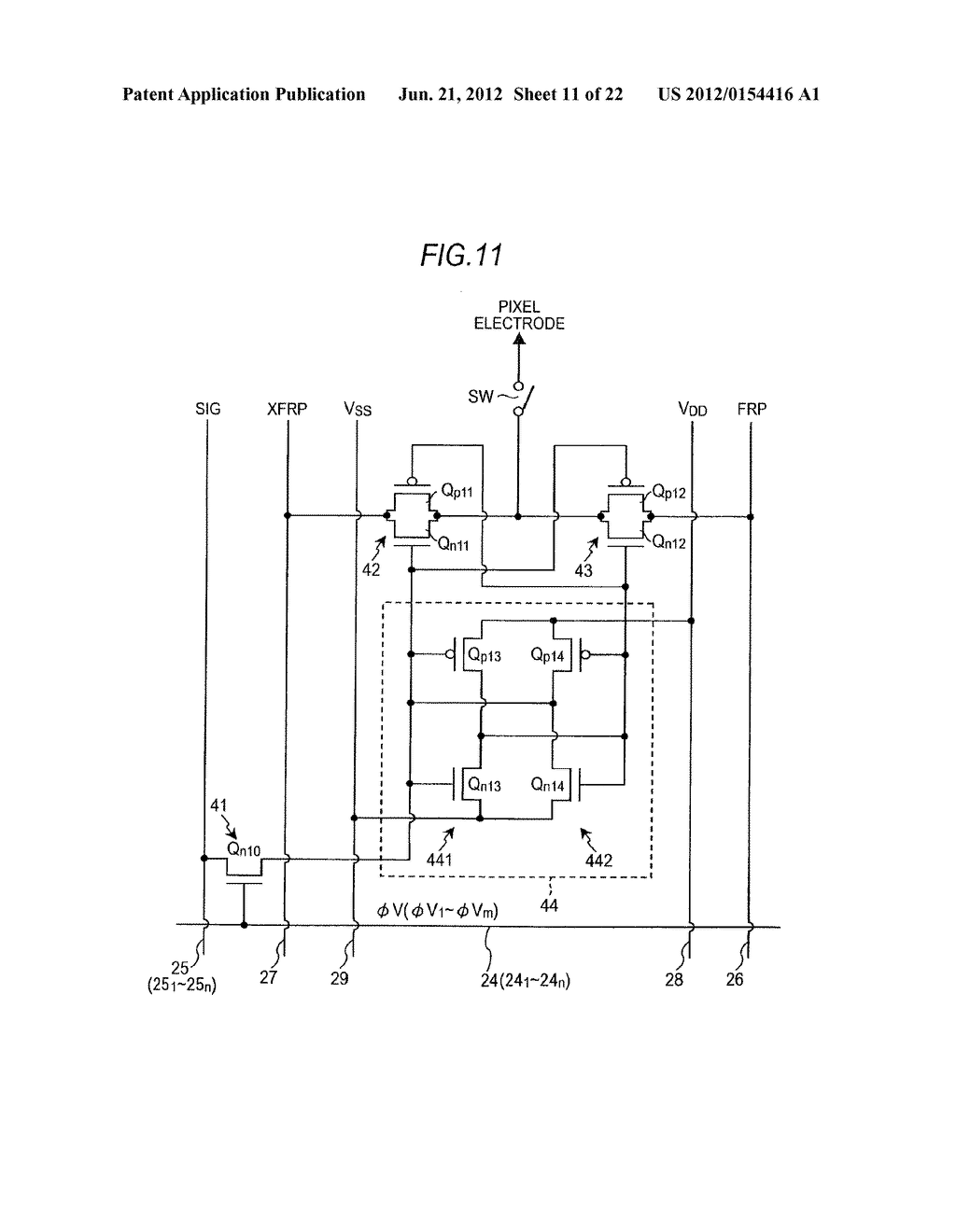 Display device, control method of display device and electronic apparatus - diagram, schematic, and image 12