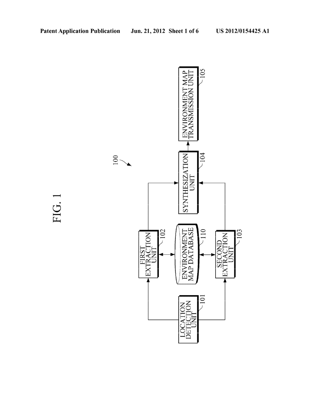 APPARATUS AND METHOD FOR PROVIDING AUGMENTED REALITY USING SYNTHESIZED     ENVIRONMENT MAP - diagram, schematic, and image 02