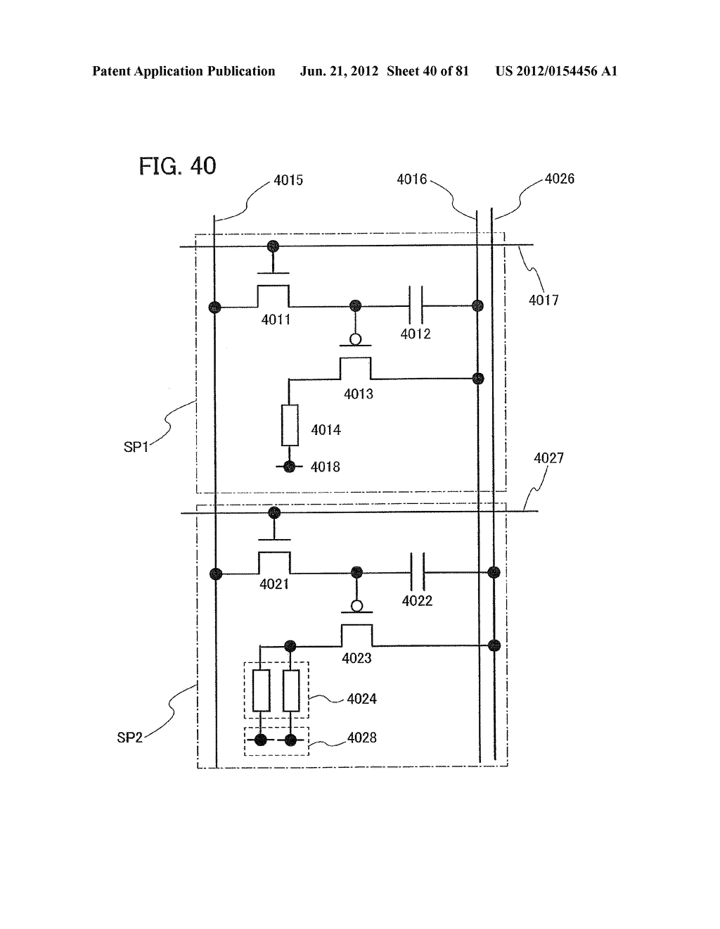 DISPLAY DEVICE, DRIVING METHOD OF DISPLAY DEVICE, AND ELECTRONIC APPLIANCE - diagram, schematic, and image 41