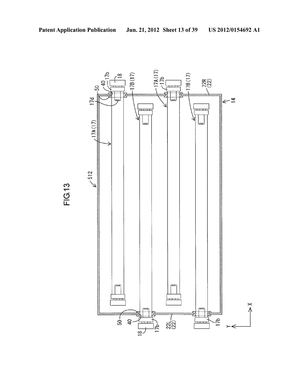 LIGHTING DEVICE, DISPLAY DEVICE AND TELEVISION RECEIVER - diagram, schematic, and image 14