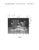 High Dynamic range scenographic image projection diagram and image