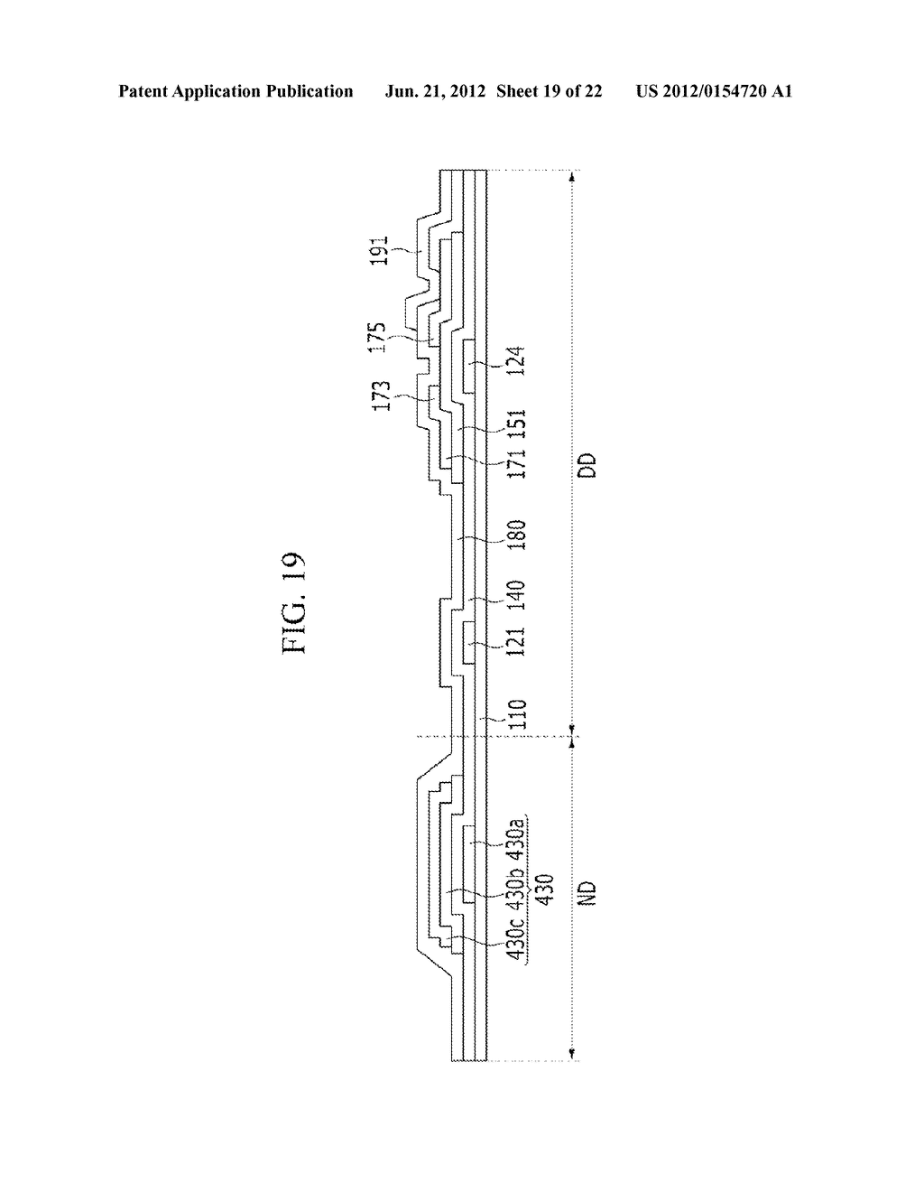 LIQUID CRYSTAL DISPLAY AND METHOD OF MANUFACTURING THE SAME - diagram, schematic, and image 20