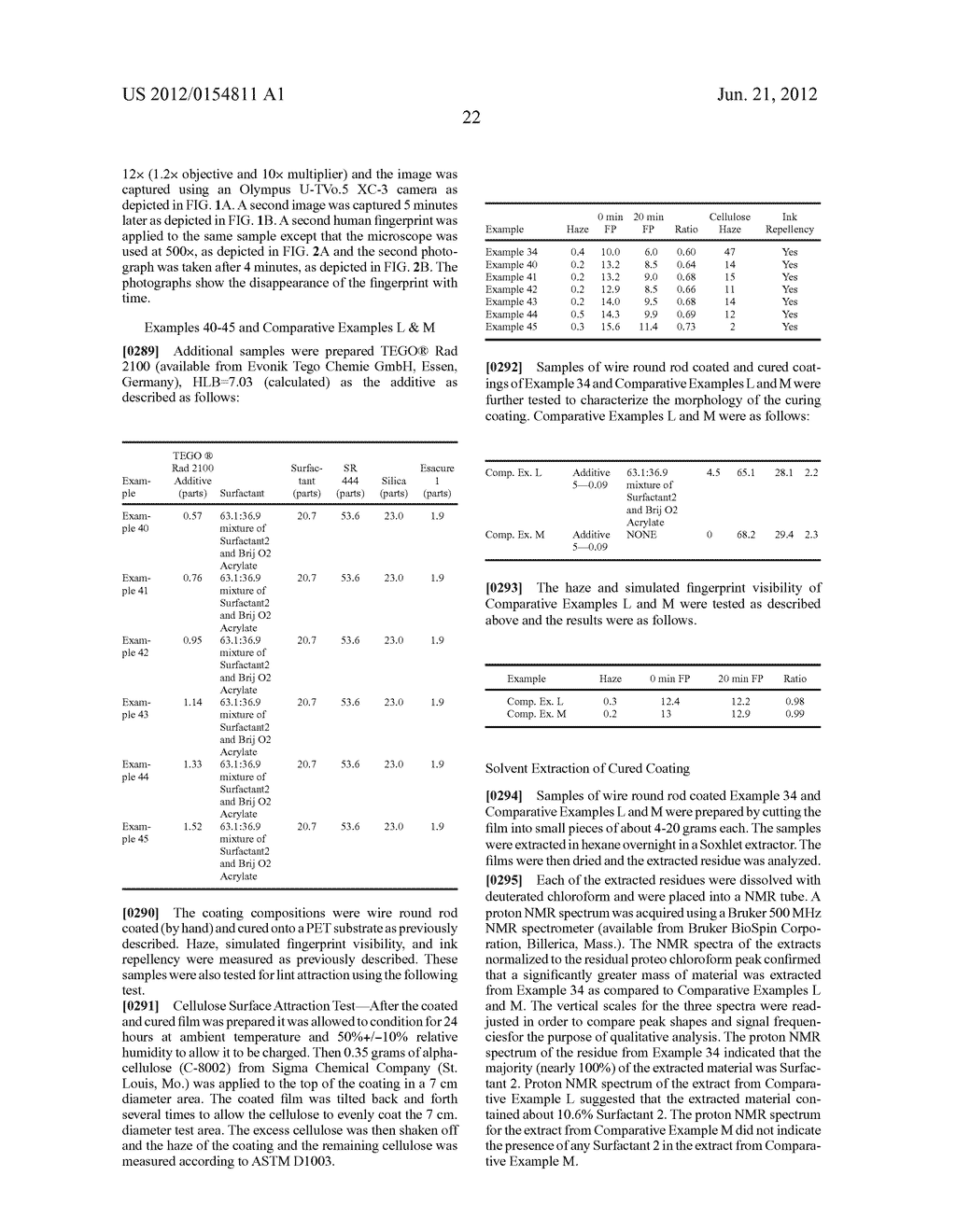 COATING COMPOSITIONS COMPRISING NON-IONIC SURFACTANT EXHIBITING REDUCED     FINGERPRINT VISIBILITY - diagram, schematic, and image 26