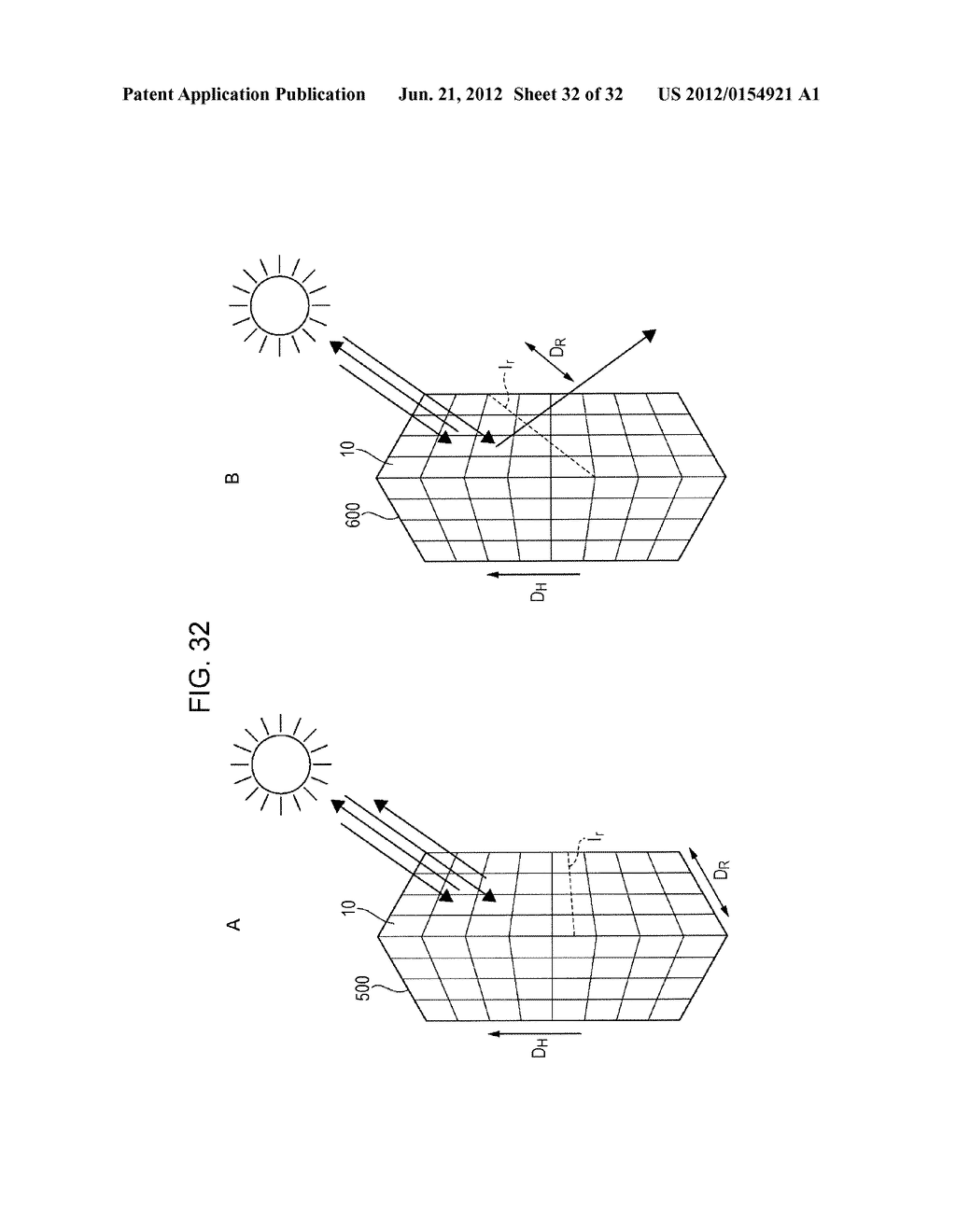 OPTICAL BODY, WINDOW MEMBER, FITTING, SOLAR SHADING DEVICE, AND BUILDING - diagram, schematic, and image 33