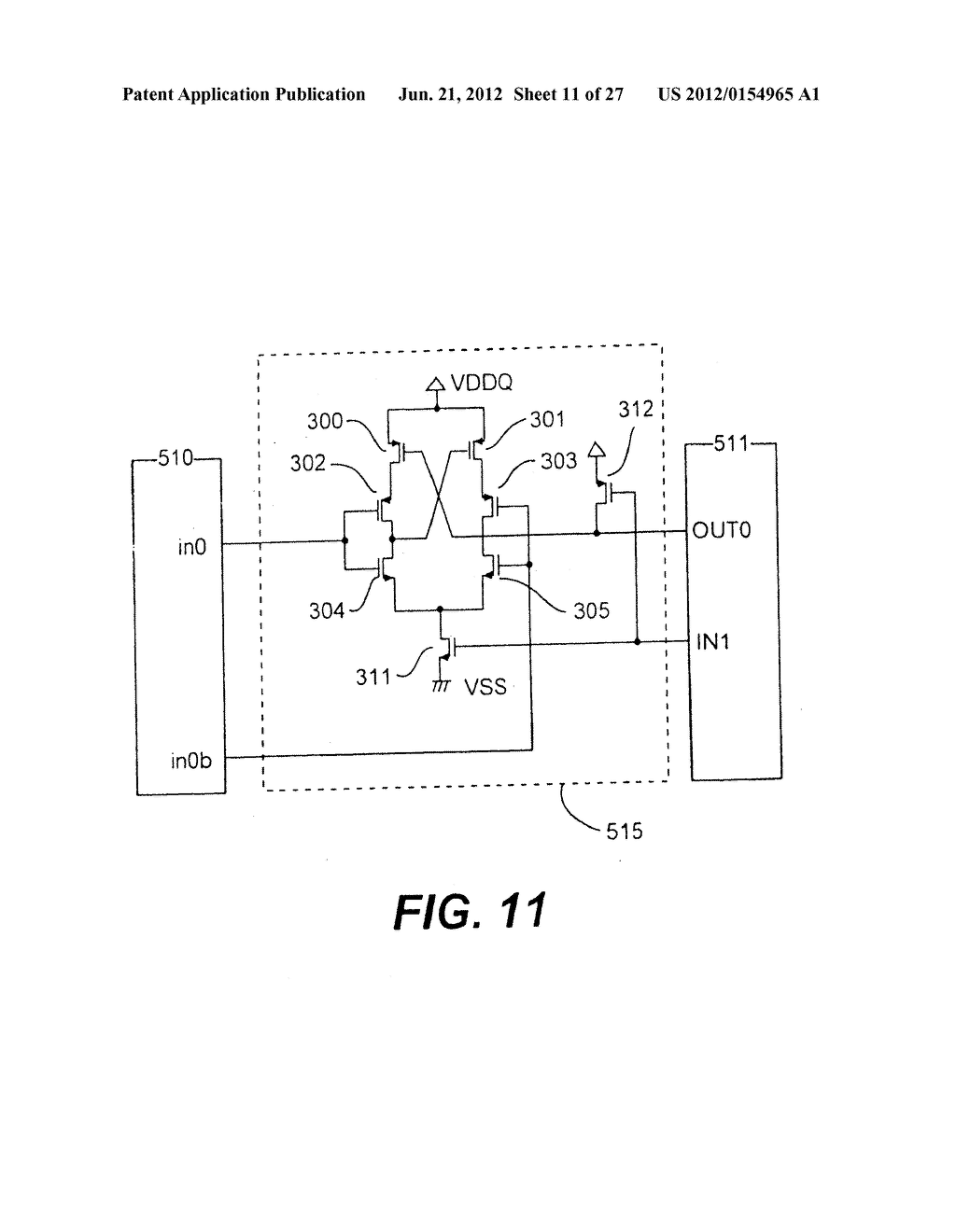 LEVEL CONVERSION CIRCUIT AND SEMICONDUCTOR INTEGRATED CIRCUIT DEVICE     EMPLOYING THE LEVEL CONVERSION CIRCUIT - diagram, schematic, and image 12