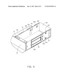 ELECTRONIC DEVICE HAVING LOCKING MECHANISM FOR BAFFLE PLATE diagram and image