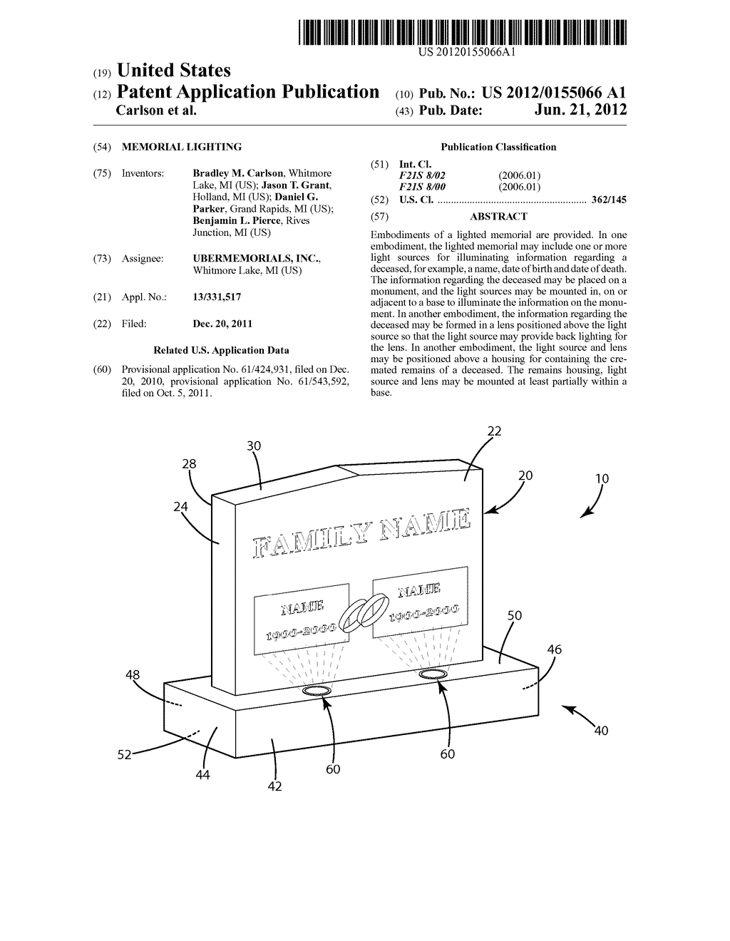 MEMORIAL LIGHTING - diagram, schematic, and image 01