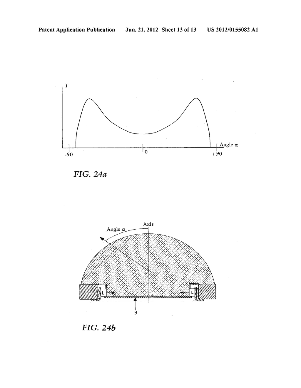 LIGHTING APPLICATIONS WITH LIGHT TRANSMISSIVE OPTIC CONTOURED TO PRODUCE     TAILORED LIGHT OUTPUT DISTRIBUTION - diagram, schematic, and image 14