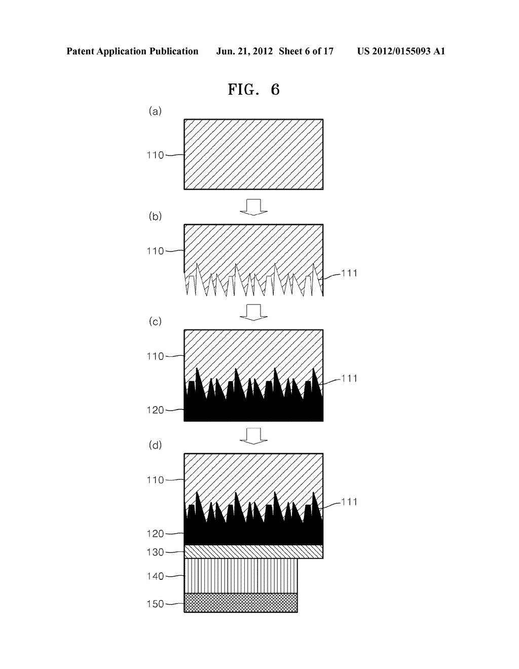 SUBSTRATE FOR SURFACE LIGHT EMITTING DEVICE AND METHOD OF MANUFACTURING     THE SUBSTRATE, SURFACE LIGHT EMITTING DEVICE, LIGHTING APPARATUS, AND     BACKLIGHT INCLUDING THE SAME - diagram, schematic, and image 07