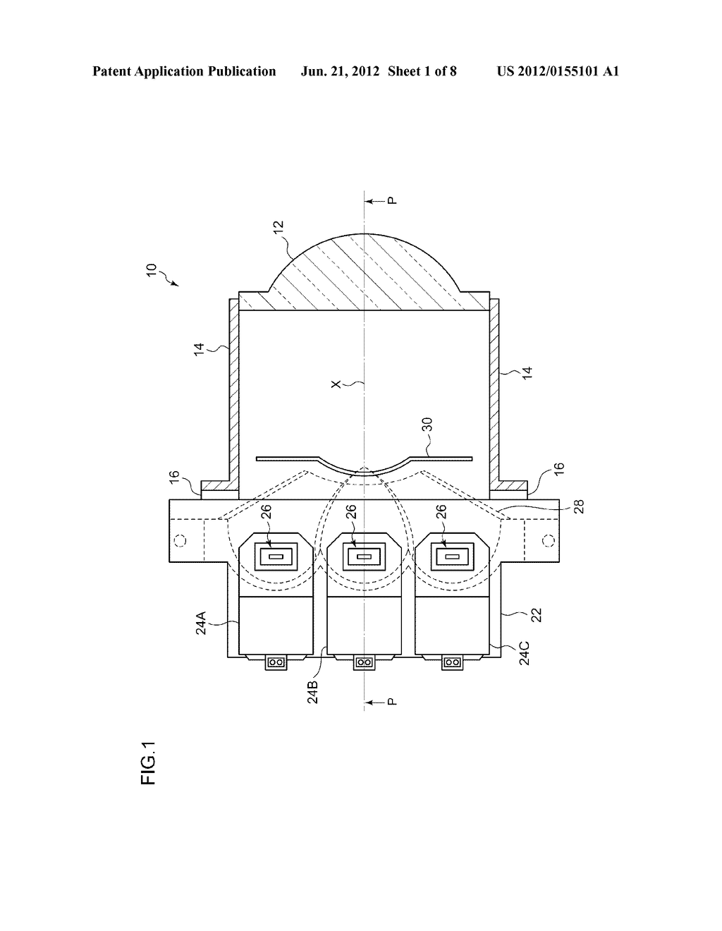 LIGHT-EMITTING APPARATUS AND AUTOMOTIVE HEADLAMPS - diagram, schematic, and image 02