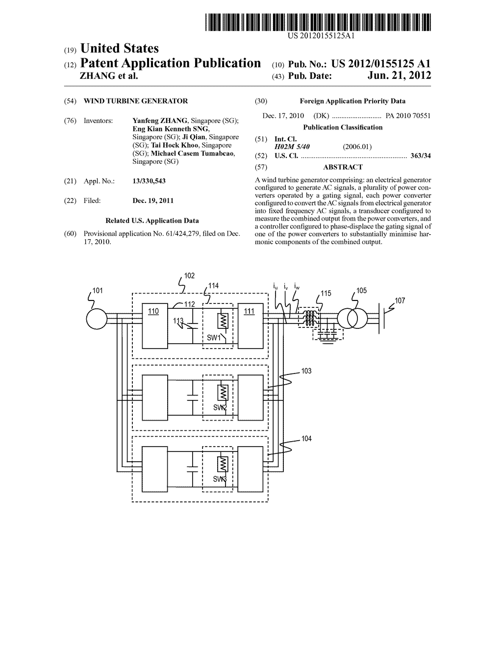 WIND TURBINE GENERATOR - diagram, schematic, and image 01