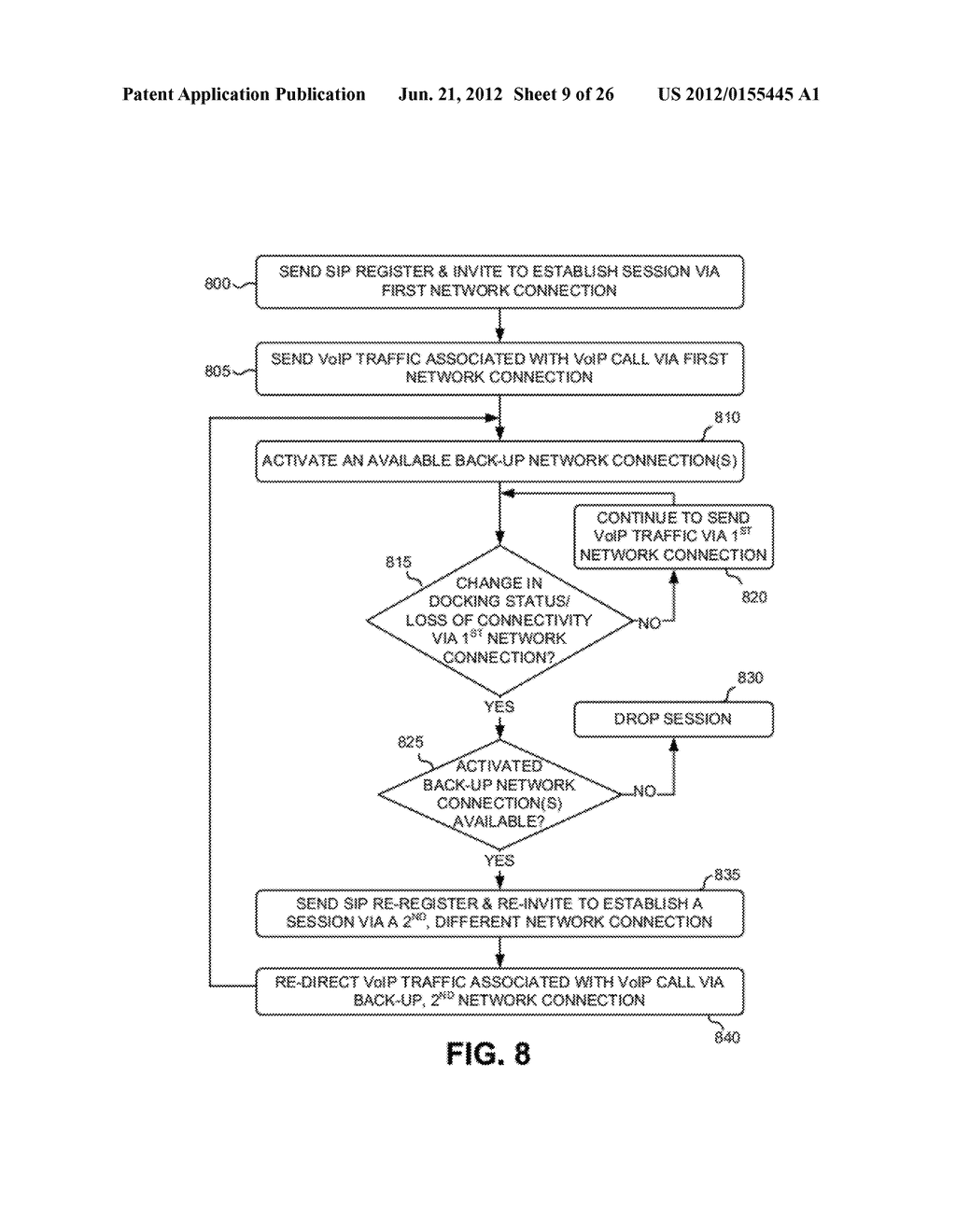 MOBILE PHONE/DOCKING STATION CALL CONTINUITY - diagram, schematic, and image 10