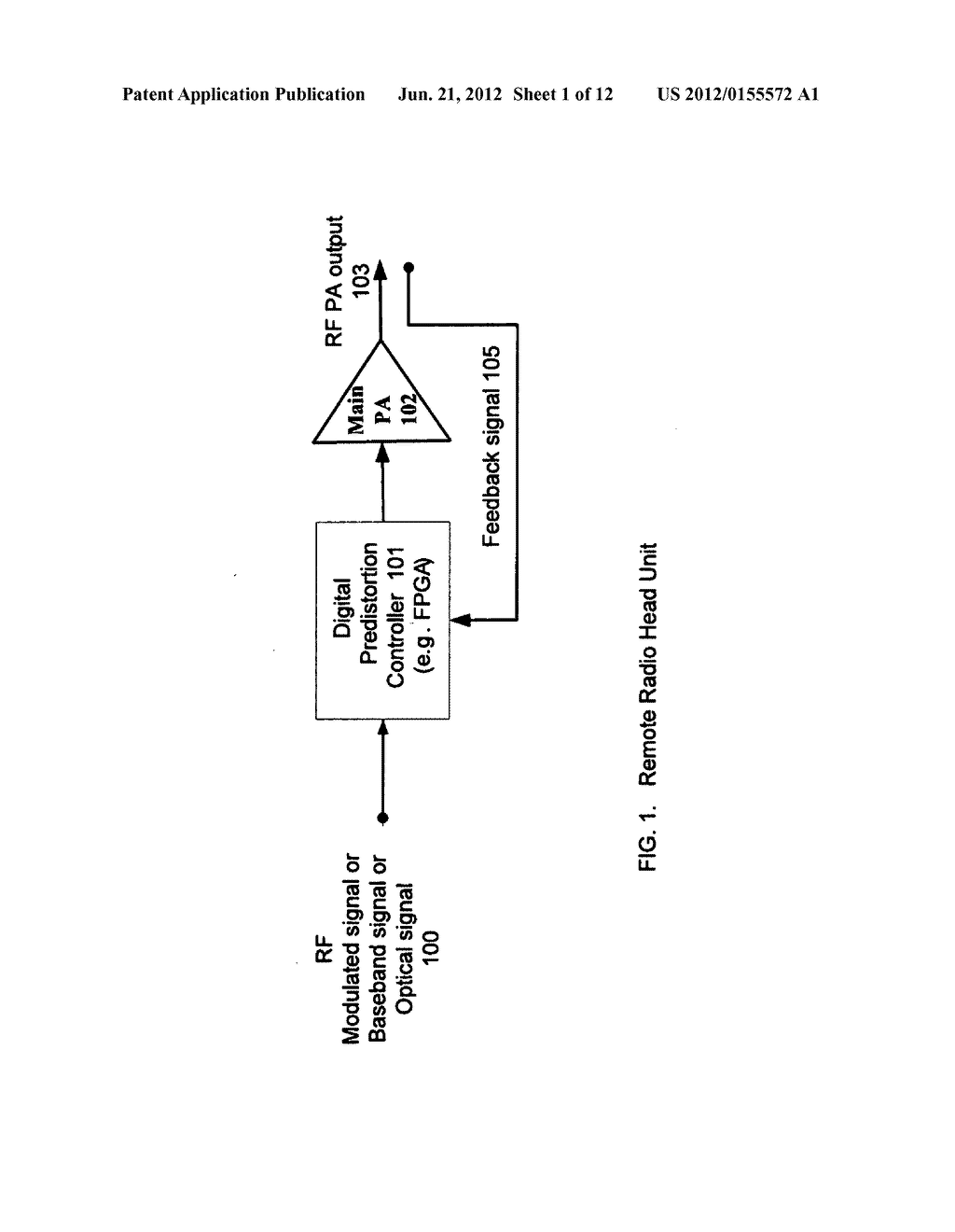 High efficiency, remotely reconfigurable remote radio head unit system and     method for wireless communications - diagram, schematic, and image 02