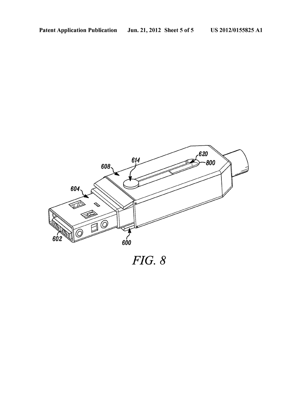 CONTAMINATION PREVENTION MECHANISM FOR LIGHT PEAK STANDARD-A PLUG ASSEMBLY - diagram, schematic, and image 06