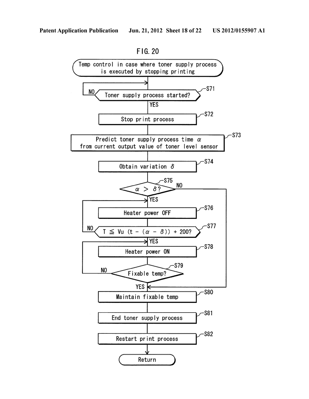 IMAGE FORMING APPARATUS AND TEMPERATURE CONTROL METHOD IN FIXING DEVICE     THEREOF - diagram, schematic, and image 19