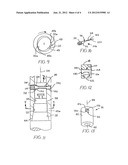 Cutting tool with an eccentric drive and pinned fastener with de-binding     release feature diagram and image