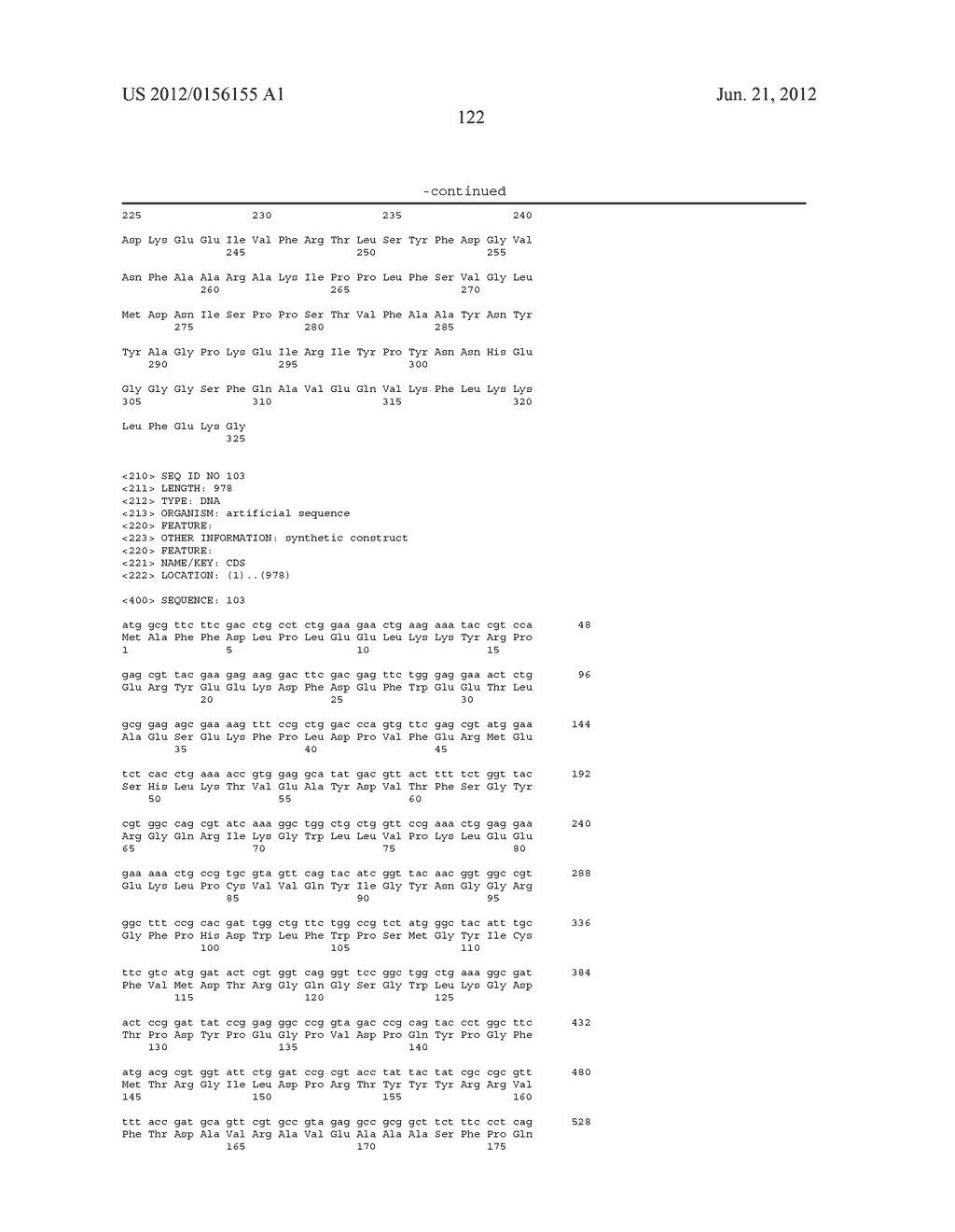 PERHYDROLASE VARIANT PROVIDING IMPROVED SPECIFIC ACTIVITY - diagram, schematic, and image 123