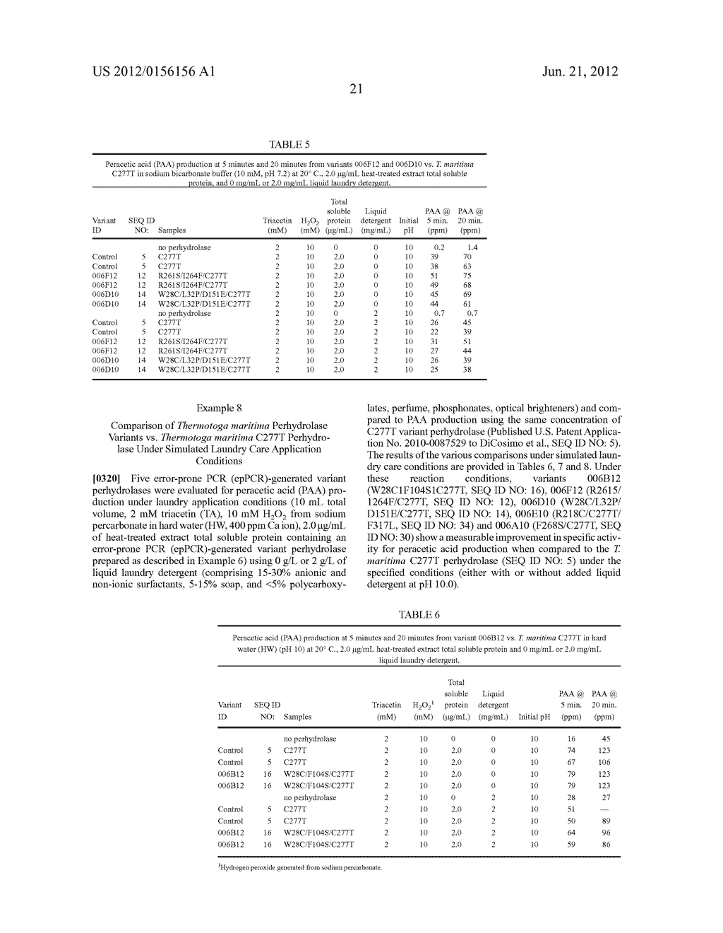 PERHYDROLASE VARIANT PROVIDING IMPROVED SPECIFIC ACTIVITY - diagram, schematic, and image 22