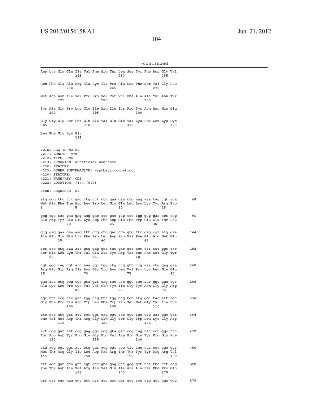 PERHYDROLASE VARIANT PROVIDING IMPROVED SPECIFIC ACTIVITY - diagram, schematic, and image 105