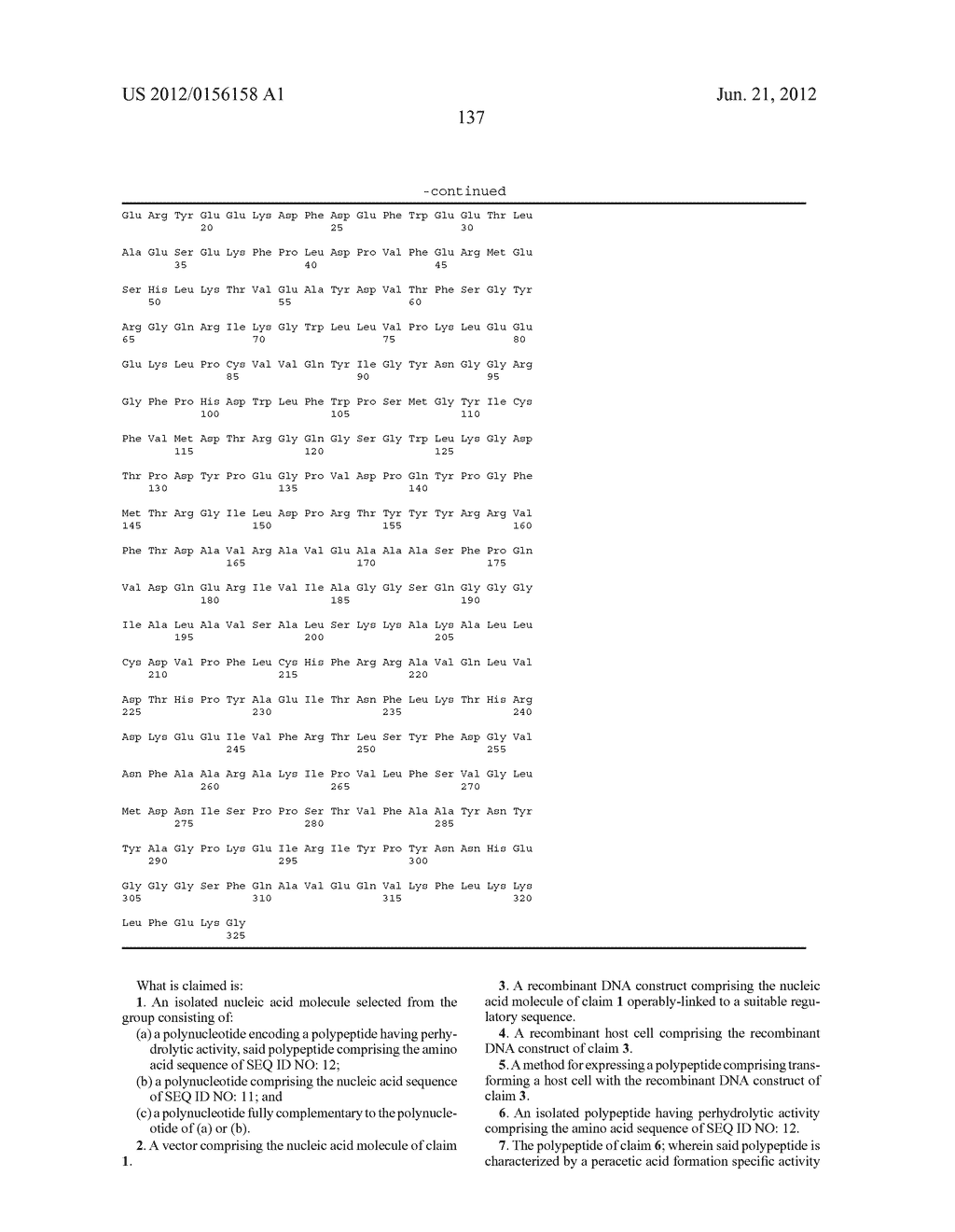 PERHYDROLASE VARIANT PROVIDING IMPROVED SPECIFIC ACTIVITY - diagram, schematic, and image 138