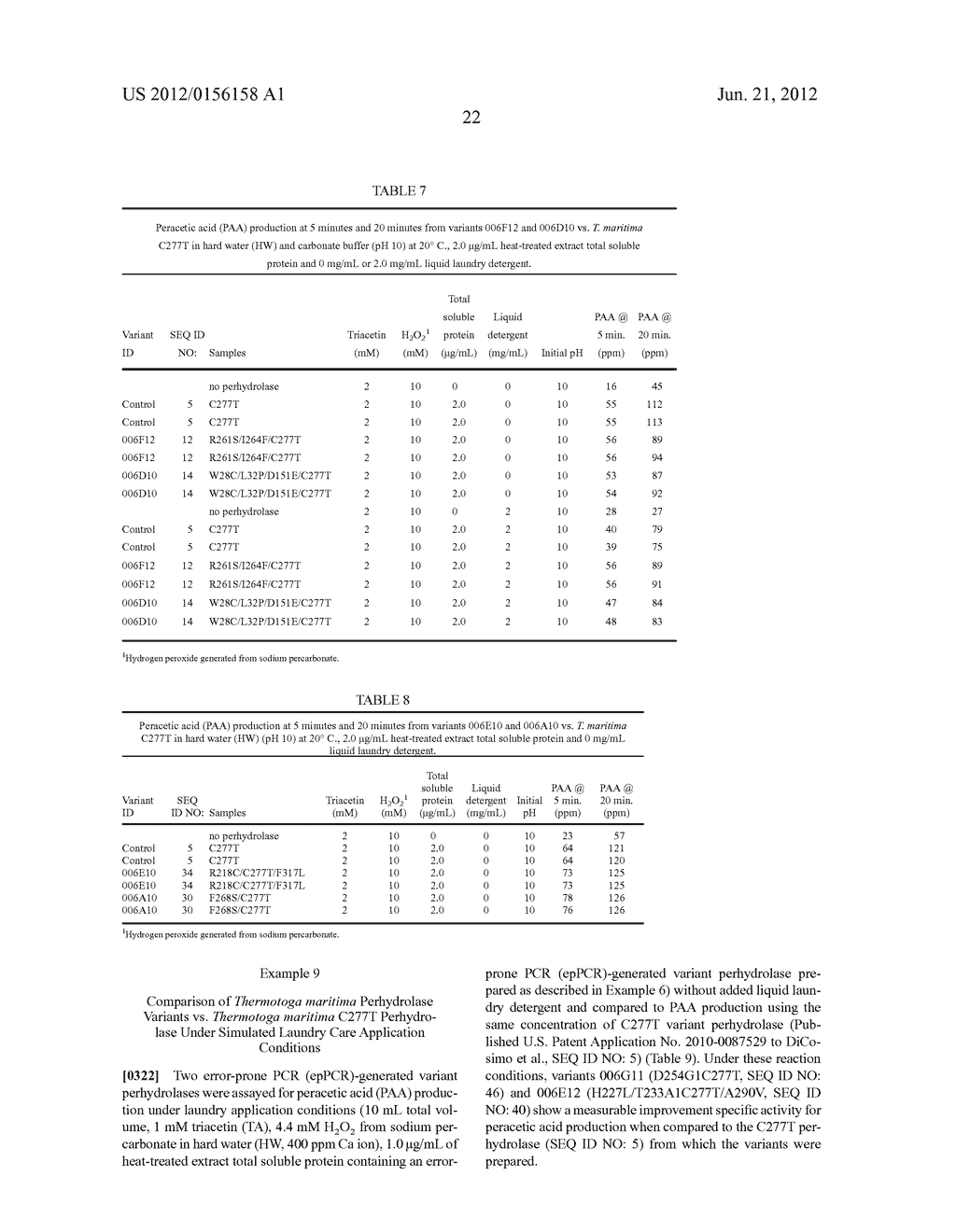 PERHYDROLASE VARIANT PROVIDING IMPROVED SPECIFIC ACTIVITY - diagram, schematic, and image 23