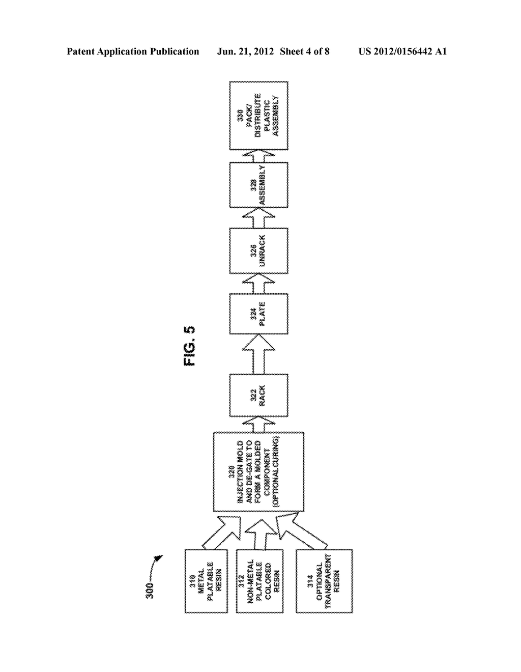 METHODS OF MULTI-SHOT INJECTION MOLDING AND METAL-PLATED MULTI-LAYERED     POLYMERIC ARTICLES MADE THEREFROM - diagram, schematic, and image 05