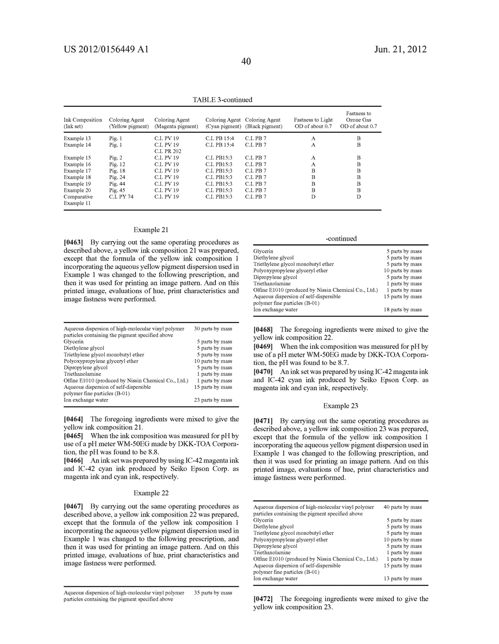 INK SET, RECORDING METHOD, RECORDED MATERIAL AND PRINTED MATERIAL - diagram, schematic, and image 55