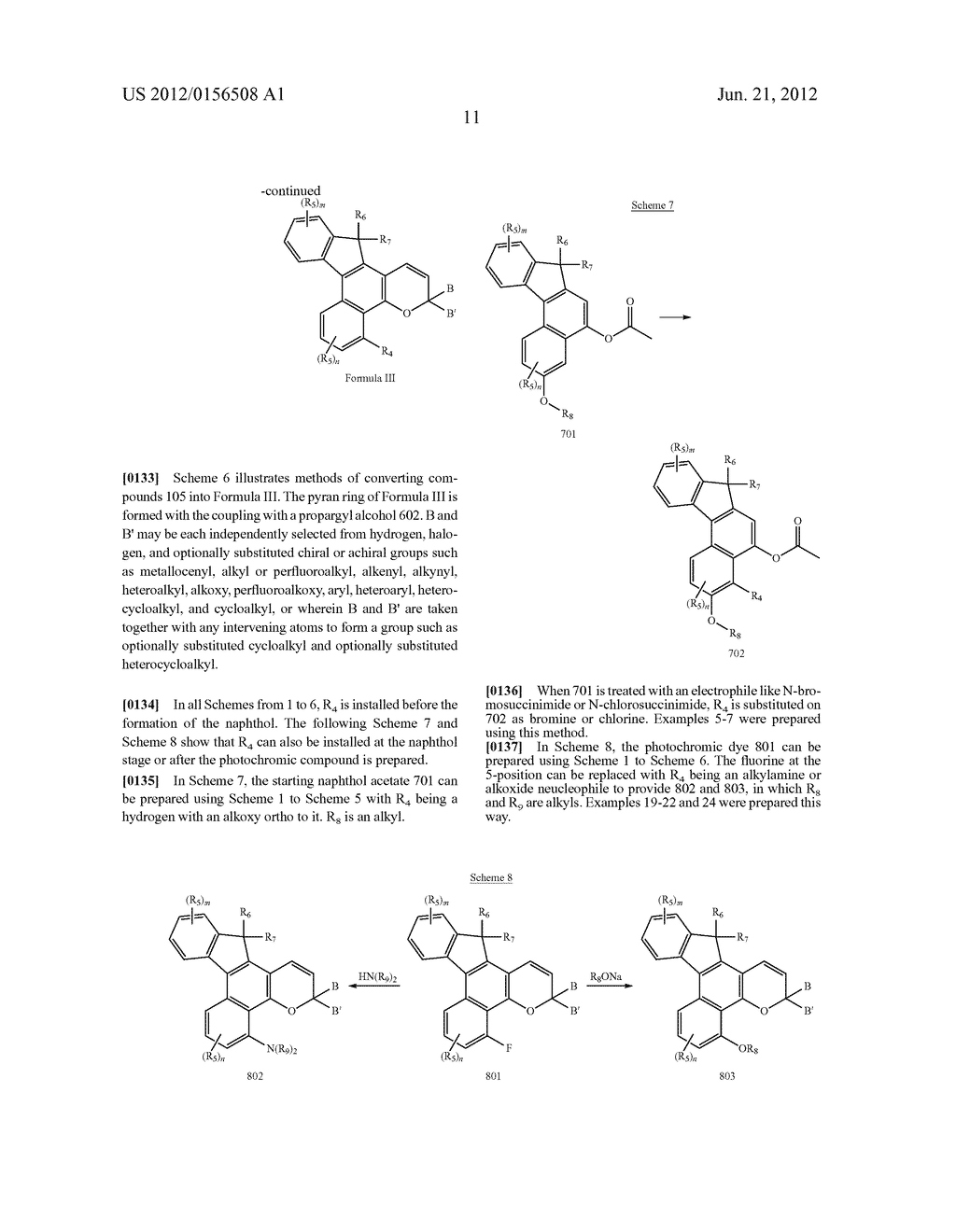 PHOTOCHROMIC COMPOUNDS AND COMPOSITIONS - diagram, schematic, and image 12