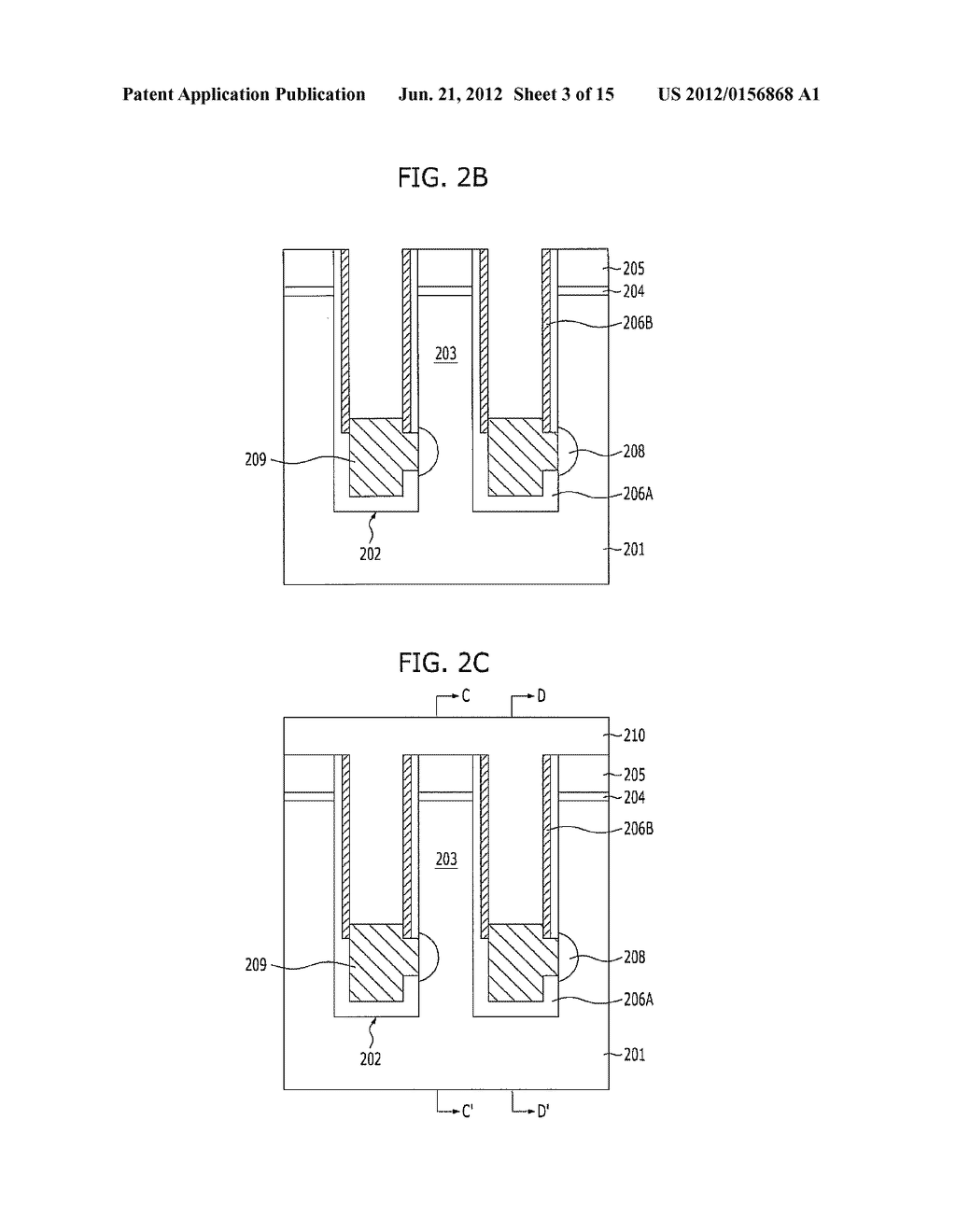 METHOD FOR FABRICATING SEMICONDUCTOR DEVICE WITH BURIED WORD LINE - diagram, schematic, and image 04