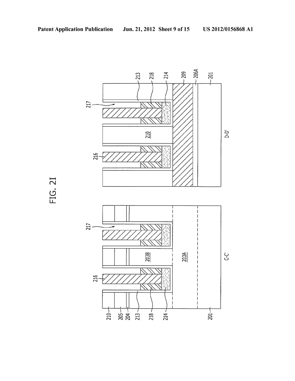 METHOD FOR FABRICATING SEMICONDUCTOR DEVICE WITH BURIED WORD LINE - diagram, schematic, and image 10
