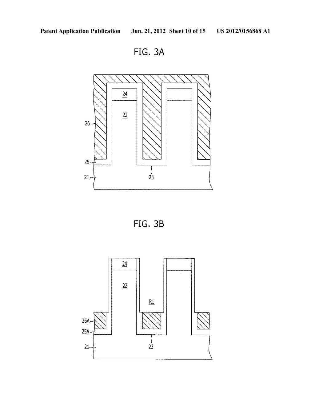 METHOD FOR FABRICATING SEMICONDUCTOR DEVICE WITH BURIED WORD LINE - diagram, schematic, and image 11