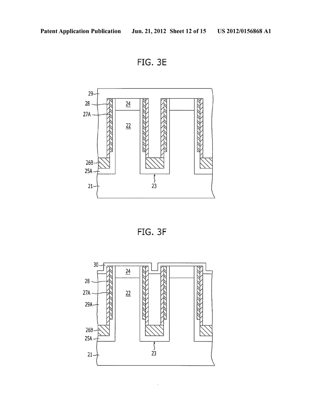 METHOD FOR FABRICATING SEMICONDUCTOR DEVICE WITH BURIED WORD LINE - diagram, schematic, and image 13